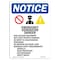 Signmission OSHA Notice, 7" Height, Emergency Generator Sign With Symbol, 7" X 5", Portrait OS-NS-D-57-V-11857 - alternate 1